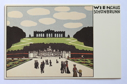 Wiener Werkstatte, Urban Janke - Wien: Aus Schönbrunn, WW Karte No. 133, Edition Christian Brandstatter 1980s - Sin Clasificación