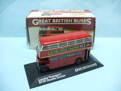 Atlas - LONDON TRANSPORT RTW DOUBLE DECKER Great British Buses BO 1/76 OO - Schaal 1:76