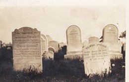 Graves Headstones Cemetery Hendricks Strunk Girunel Family Names, C1900s/10s Vintage Real Photo Postcard - Genealogy