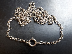 ANCIENNE CHAÎNE EN ARGENT (63 Cm - 8.9 G) - Necklaces/Chains