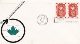 FDC  Exposition Universelle 1967 - Canada- 28.IV.1967 - 1961-1970