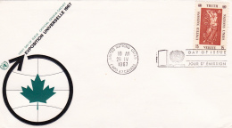 FDC  Exposition Universelle 1967 - Canada- 28.IV.1967 - 1961-1970