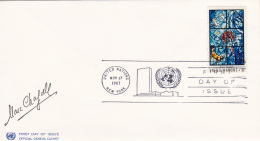 FDC  United Nations 17 Nov 1967 - New York - Marc Chagall - 1961-1970