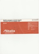 6626 Lp  Alitalia Biglietto Aereo Bari Roma Torino 1972 - Europa