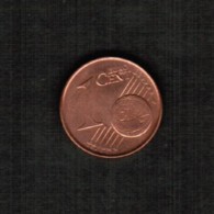 GREECE   1 EURO CENT 2002  (KM #181) - Griekenland