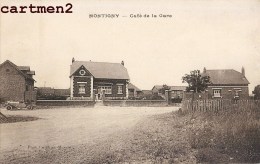 RARE CPA : MONTIGNY-LES-CORMEILLES LE CAFE DE LA GARE 95 - Montigny Les Cormeilles