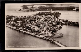 Ratzeburg - S/w Vom Flugzeug Gesehen   Hotel Restaurant Altes Fährhaus - Ratzeburg