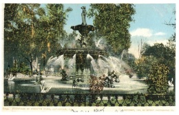 Savannah Fountain In Forsyth Park 1905 - Savannah