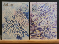 68/928  2 MAXI CARTES  ISLAND  1985 - Maximum Cards