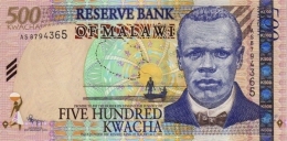 MALAWI 500 KWACHA 2011 P-56b UNC [MW148c] - Malawi