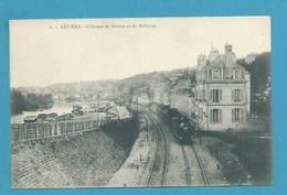 CPA 5 - Chemin De Fer Train Côteaux De Sèvres Et De Bellevue Gare SEVRES 92 - Ville D'Avray