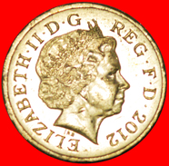 § SHIELD: GREAT BRITAIN ★ 1 POUND 2012  MINT LUSTER!!! LOW START★ NO RESERVE! - 1 Pound