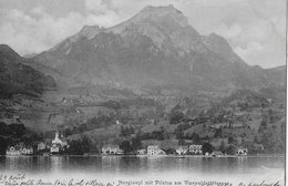 HERGISWYL → Ein Kleines Dorf Vom See Her Gesehen Anno 1904 - Autres & Non Classés