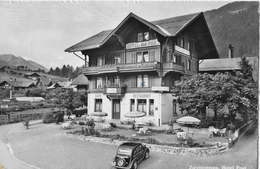 ZWEISIMMEN → Hotel Post Mit Oldtimer Anno 1957 - Zweisimmen