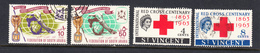 St. Vincent/S. Arabian Fed. 1963,1966 Red Cross/World Cup, Cancelled, Sc# ...,202-203, SG 23-24, 205-206 - Other & Unclassified