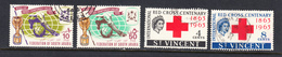 St. Vincent/S. Arabian Fed. 1963,1966 Red Cross/World Cup, Cancelled, Sc# ...,202-203, SG 23-24, 205-206 - Autres & Non Classés