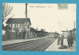 CPA Chemin De Fer Arrivée D'un Train En Gare De DEUIL-MONTMAGNY 95 - Other & Unclassified