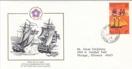 TURKS & CAICOS FDC 353,ships - Turks And Caicos