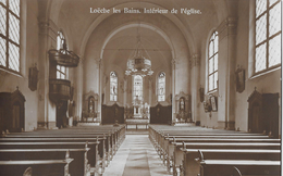 LEUKERBAD &rarr; Intérieur De L'église, Fotokarte Ca.1930 - VS Wallis