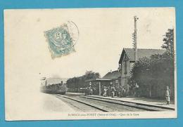 CPA - Chemin De Fer Arrivée D'un Train En Gare De ST-BRICE-SOUS-FÔRET 95 - Saint-Brice-sous-Forêt