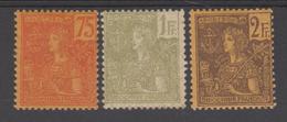 INDOCHINE  1904 5   YVERT N° 36/8 *MH  Réf  59C - Unused Stamps