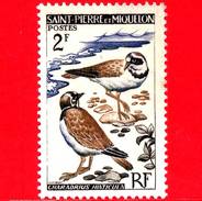 Nuovo - MNH - Saint-Pierre E Miquelon - 1963 - Uccelli - Birds - Corriere Grosso - Charadrius Hiaticula - 2 - Ongebruikt