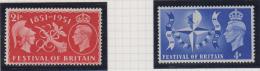 Festival Of Britain - Unused Stamps