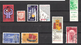 Israel  1950ies Small Lot  8 Stamps Cancelled(o)  And MNH(**) - Colecciones & Series