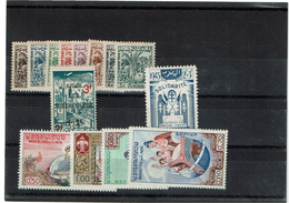 LMON1 - DIVERS EX COLONIES LOT DE TP SUR 13 PLAQUETTES - Lots & Kiloware (mixtures) - Max. 999 Stamps