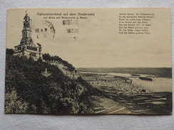 Germany Nationaldenkmal Auf Dem NIEDERWALD Stamp 1928   A 131 - Rüdesheim A. Rh.