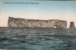 Perce Rock From Southwest Perce , Quebec - Percé