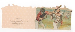DECOUPI JOUEURS DE BASE-BALL - VICTORIAN CHARMS GIFTED CARD / 1992 THE GIFTED LINE JOHN GROSSMAN INC - Andere & Zonder Classificatie