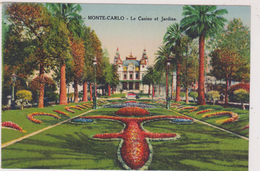 MONACO,MONTE CARLO,VUE ANCIENNE,PARC,JARDIN,CASINO - Monte-Carlo