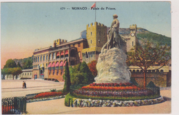 MONACO,VUE ANCIENNE,STATUE,MONUMENT,PALAIS - Autres & Non Classés