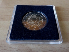 2015 MALTA "EMISSIONE COMUNE" 2 EURO COMMEMORATIVO FDC (CAPSULA QUADRUM) - Malte