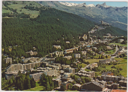 SUISSE,SWITZERLAND,SWISS, HELVETIA,SCHWEIZ,SVIZZERA ,VALAIS,CRANS MONTANA,vallée Du RHONE,vue Aerienne - Crans-Montana