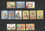 INDIA, 2010, VERY FINE USED,(FIRST DAY CANCELLED) Astrological Signs, (Zodiac), 12 V Complete Set. - Oblitérés