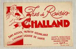 Buvard & Blotting Paper :Jus De Raisins CHALLAND  Nuit Saint Georges - Softdrinks