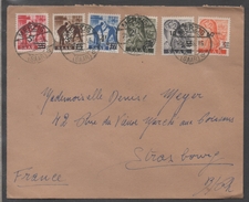 SAAR - SARRE / 1948  LETTRE POUR LA FRANCE (ref LE1194) - Briefe U. Dokumente