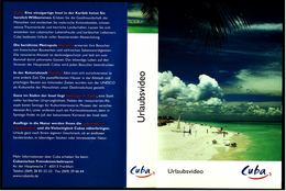 VHS Video Reise  -  Cuba  -  Von 1999 - Viajes