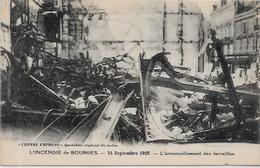 CPA Bourges Incendie Catastrophe 1928 Non Circulé - Bourges
