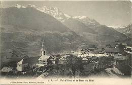 Suisse -ref D37- Suisse - Val D Illiez Et La Dent Du Midi - Carte Bon Etat - - Autres & Non Classés