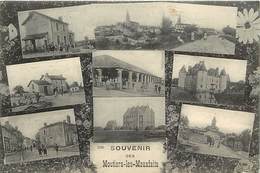 - Vendee -ref-E327- Moutiers Les Mauxfaits - Souvenir De .. - Multi Vues - Dont Gare Et Halle - Carte Bon Etat - - Moutiers Les Mauxfaits