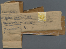 Sowjetische Zone - Ost-Sachsen: 1945, 30 Pfg. Ziffer Mit Roll-Stempel "FALKENSTEIN...3.46" Als Portogerechte Einzelfrank - Other & Unclassified