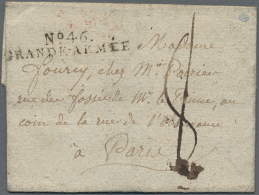 Preußen - Französische Armeepost: 1807, "No.46 GRANDE-ARMÉE", Schwarzer L2 Klar Auf Briefhülle Mi - Altri & Non Classificati