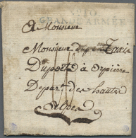 Preußen - Französische Armeepost: 1807, "No. 10 GRANDE-ARMÉE" (Sagan?), Blauer L2 Klar Auf Komplettem - Altri & Non Classificati