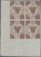 Lübeck - Marken Und Briefe: 1859, 2 S Rotbraun, Pracht-4er-Block Aus Der Linken Unteren Bogenecke, Allseits Breitra - Lübeck