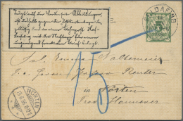 Bayern - Ganzsachen: 1896, 5 Pfg. Sonderpostkarte Gebraucht Aus "FELDAFING 14.JUN.96" Mit Viel Text Und Vorderseitigem H - Autres & Non Classés