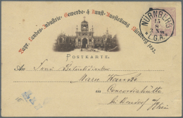 Bayern - Ganzsachen: 1882, NÜRNBERG - L.G.A., Luxus-Sonderstempel (Bochmann Nr.1 Als Erster Bayerischer Sonderstemp - Autres & Non Classés