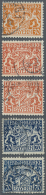 Bayern - Dienstmarken: 1916, Wappenausgabe 30 Pf. Und Je 2x 15 Pf. Und 20 Pf. Alle Mit Papier W, Fünf Schöne G - Andere & Zonder Classificatie